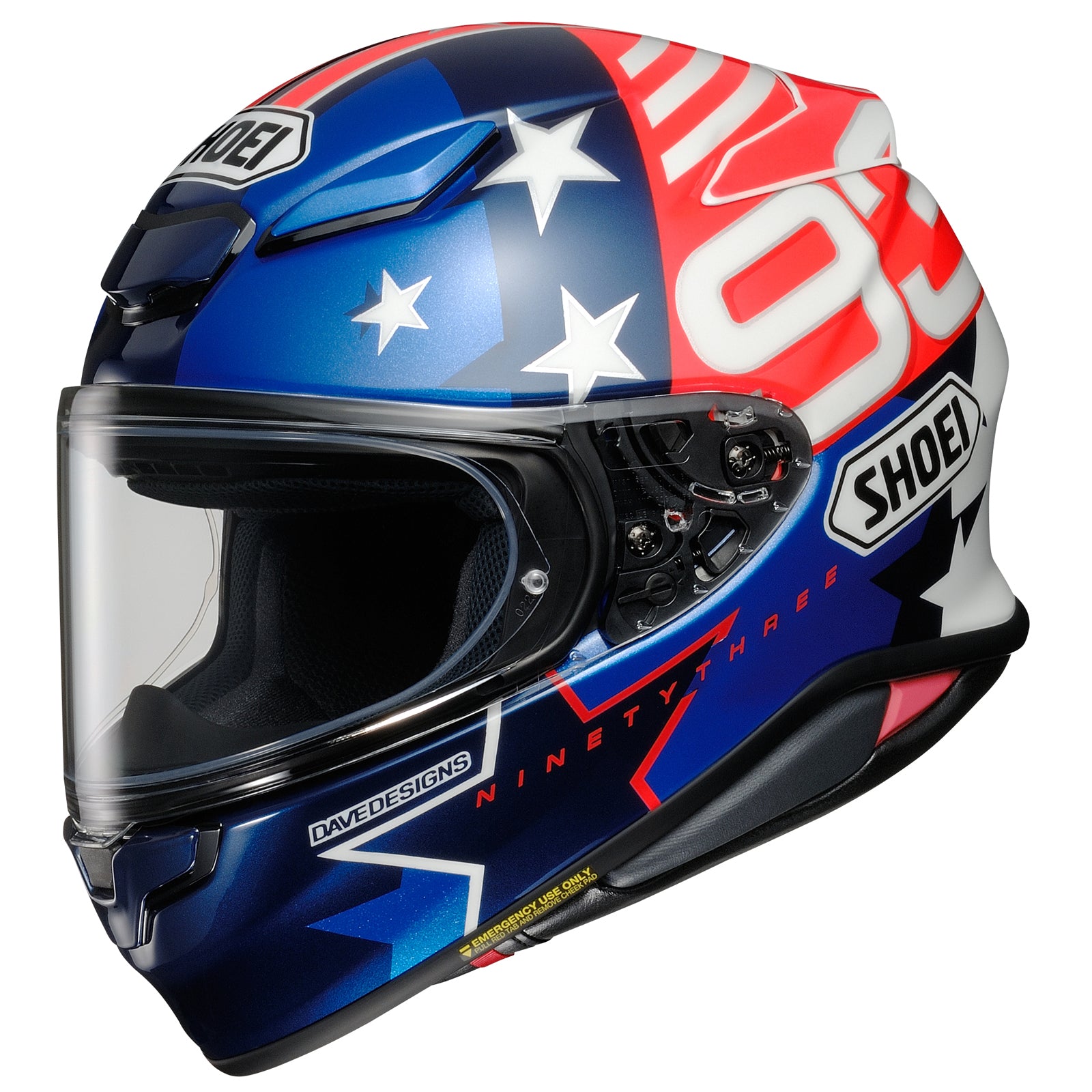 SHOEI RF-1400 Marquez American Spirit Street Helmet