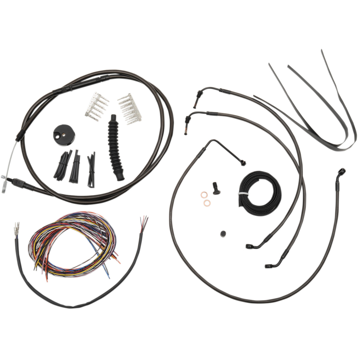 La Choppers Complete Cable Kit - LA-8010KT2-16M For Harley Touring 2008-2013