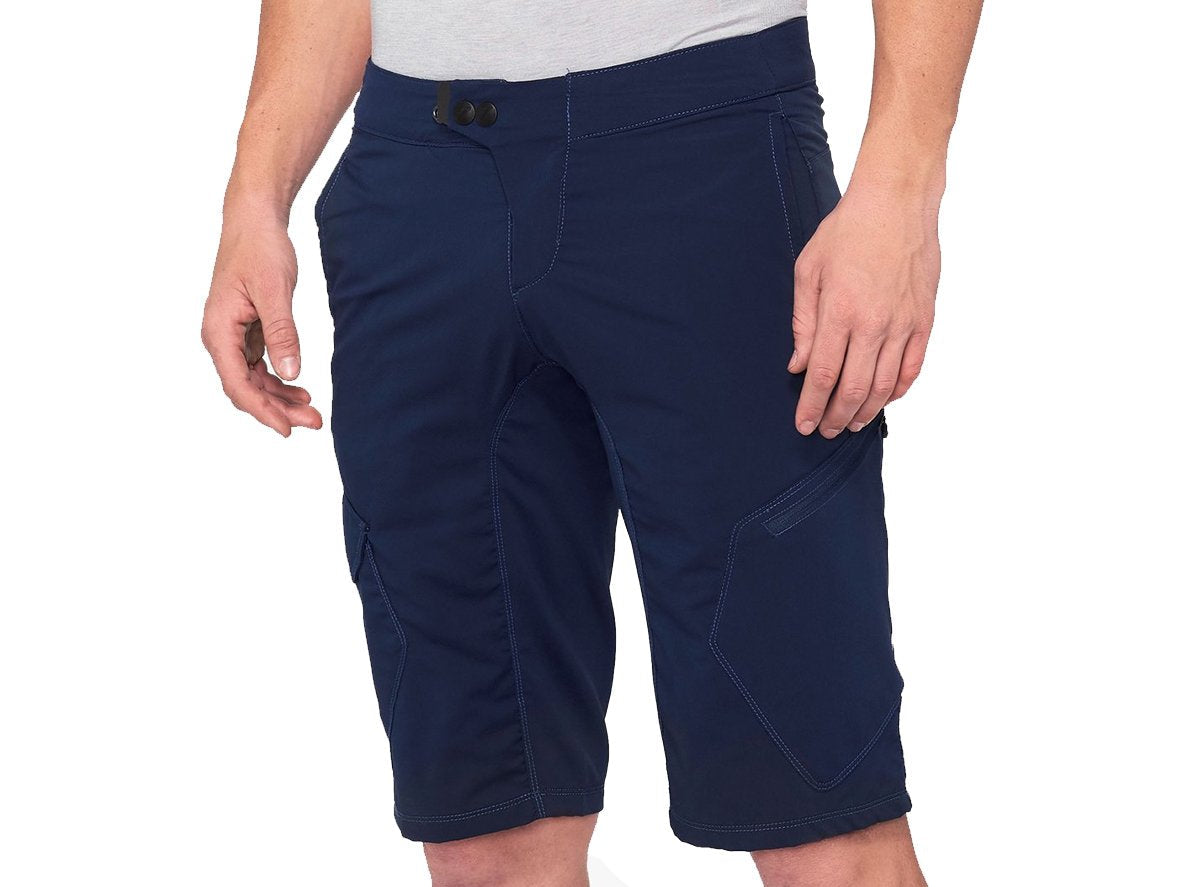 100% Ridecamp Mens All Mountain Shorts - Navy