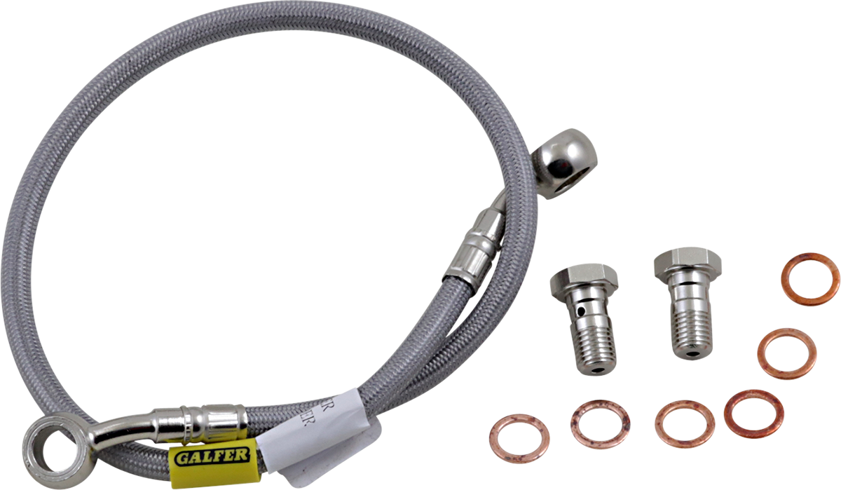 GBRAKES Brake Line Kit - Rear - Stainless Steel - ZX1000 Ninja ZX-10R '08-'15