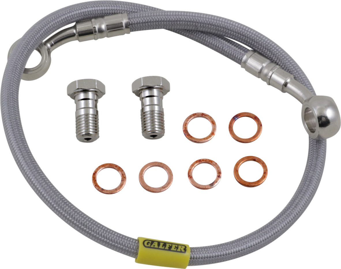 GBRAKES Complete Brake Line Kit - Rear - Stainless Steel - ZZR 600 '04-'08
