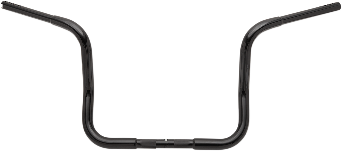 FAT BAGGERS INC. 1-1/4" EZ Install Round Top Handlebar - 12" - Black
