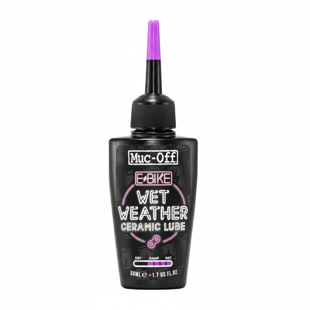 MUC-OFF USA E-Bike Chain Lube - Wet - 50ml