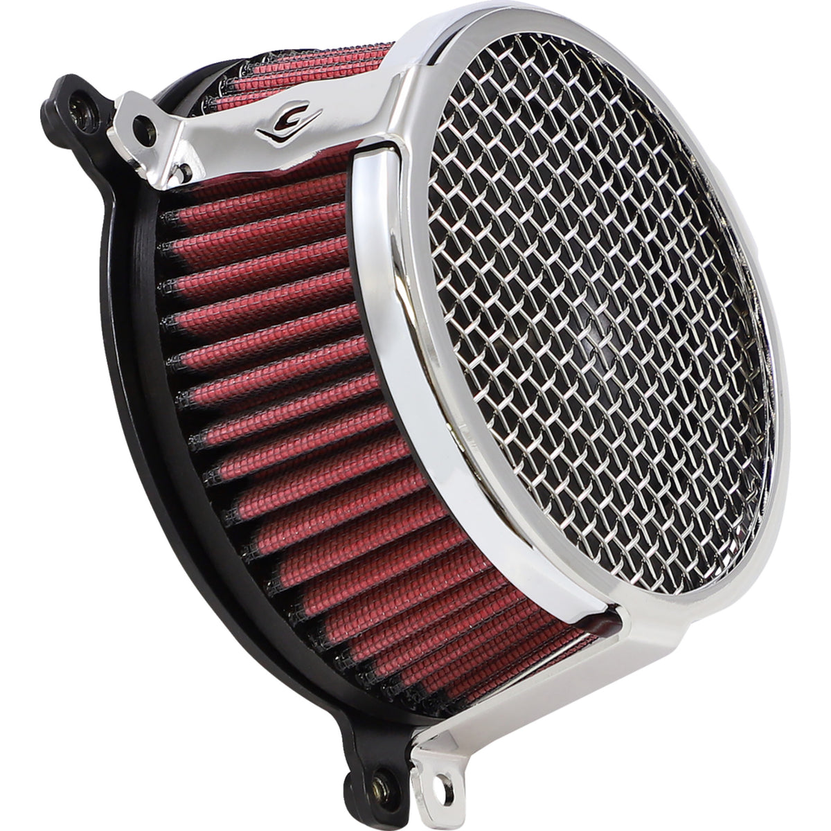 Cobra Plain Air Cleaner - 606-0102-03-SB For Harley Motorcycles 1999-2017
