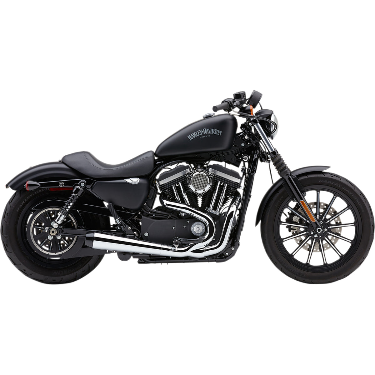 Cobra El Diablo 2-Into-1 Exhaust System - 6473 For Harley Sportster 2014-2022