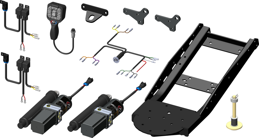 KFI Pro-V Plow System - Hydraulic Actuators & Remote Control Kit |106180-APH
