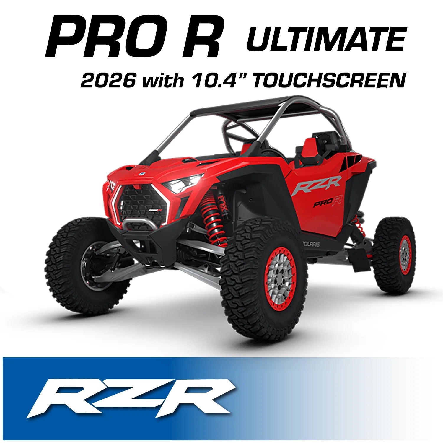 Rugged Radios Complete Communication Kit w/ Bluetooth Intercom & 2-Way Radio for 2026 Polaris RZR Pro R Ultimate