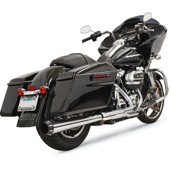 BASSANI XHAUST 1F17R 2-into-1 Crossover Eliminator with 4" DNT Slip-On Muffler - '17-CURRENT TOURING