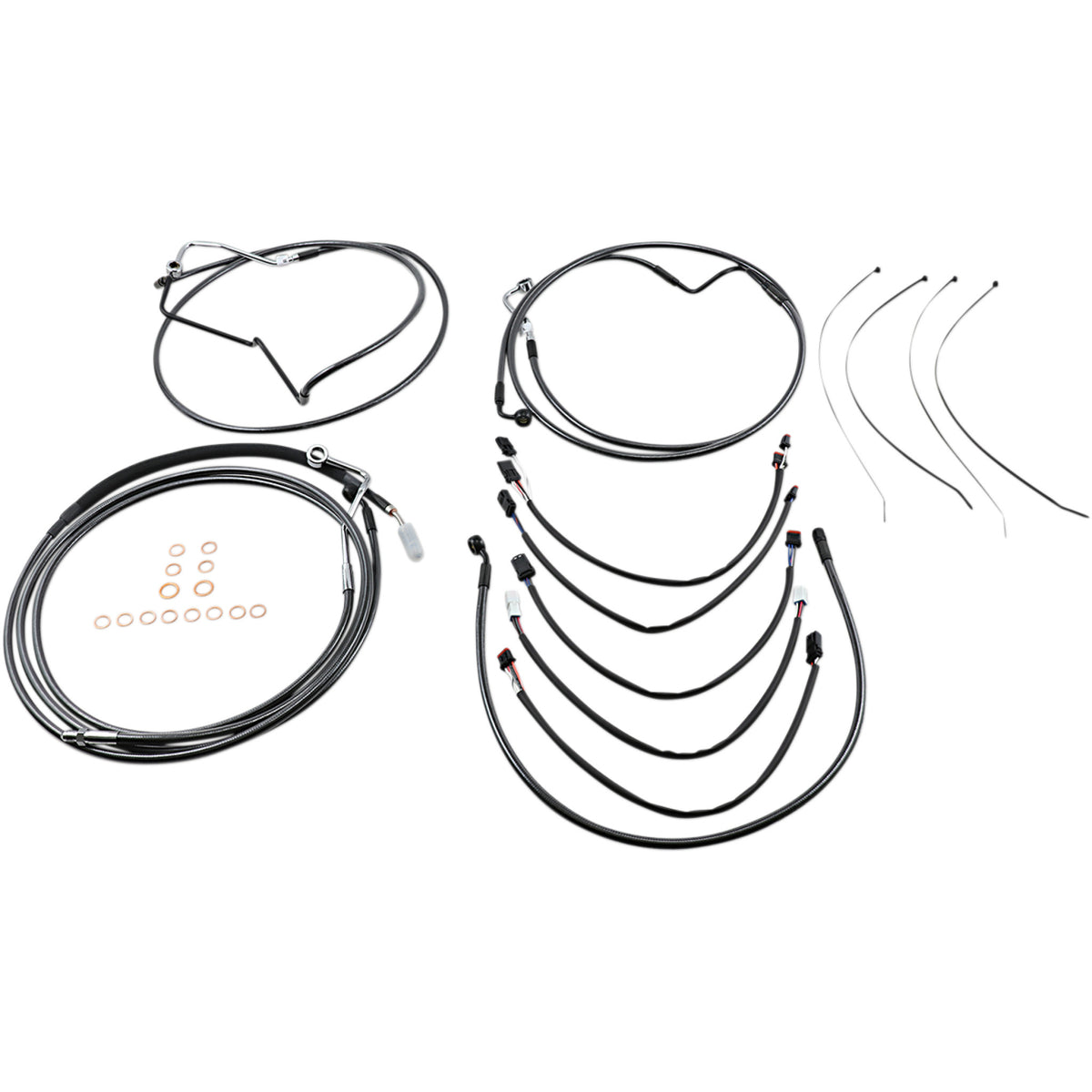 Magnum Shielding Cable Kit - 487412 For Harley Road King Special 2017-2019