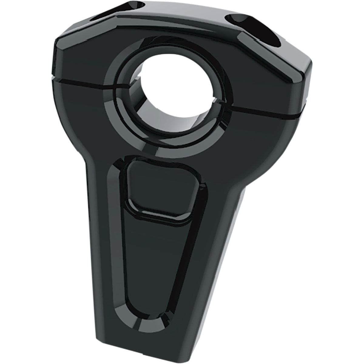 Slyfox Handlebar Riser Kit Straight 1" Clamping 3-1/2" Rise Black - TM-SLY18