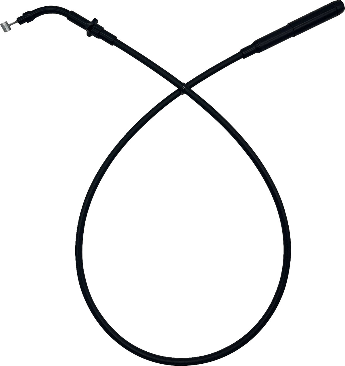 FAT BAGGERS INC. EZ Install Upper Clutch Cable - FLHX / FLTR SE - Stock - Black Vinyl