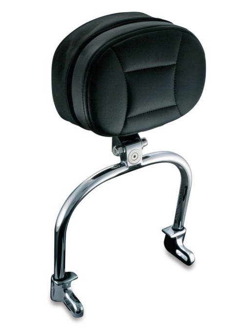 Kuryakyn Chrome/Black Driver Backrest (8987)