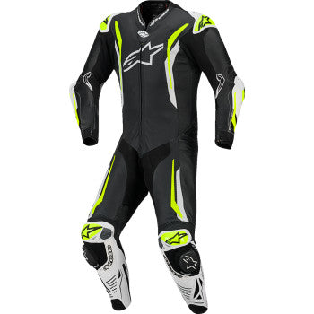 ALPINESTARS Suit Gp Tech V5 Blk/Wht/Yel Fluo 56 3150226-125-56