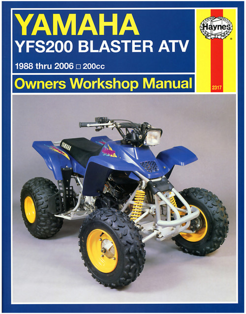 Haynes Repair/Service Manual '88-06 Yamaha Blaster YFS200 (M2317)