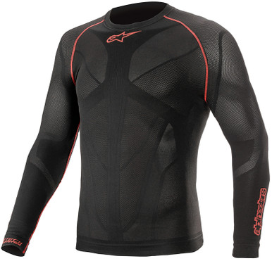 Alpinestars Ride Tech V2 Black Red Long-Sleeve Top