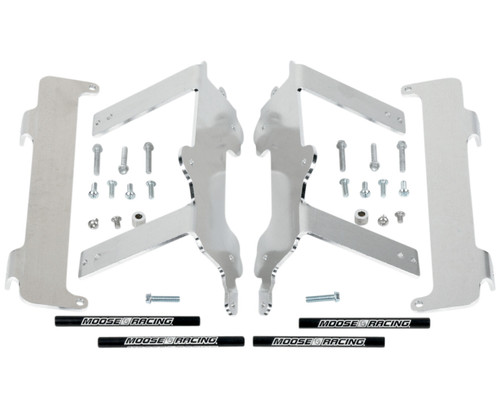 Moose Radiator Braces - Aluminum - '02-24 YZ125/YZ125X/YZ250/YZ250X (1901-0137)