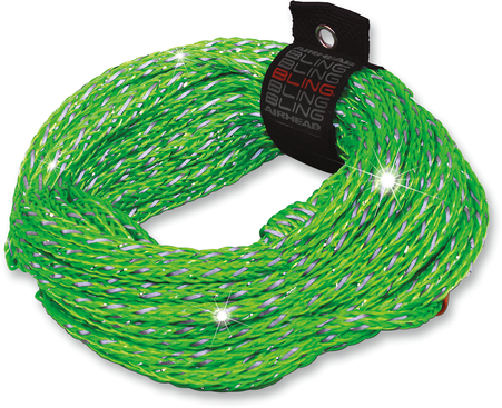 Airhead Sports Group Bling Reflective 2-Rider Tube Tow Rope