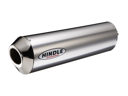 Kawasaki Ninja 650R / Versys / ER-6N 2006-2012 Hindle Euro Tip Oval 14" Titanium Full Exhaust Low Mount System