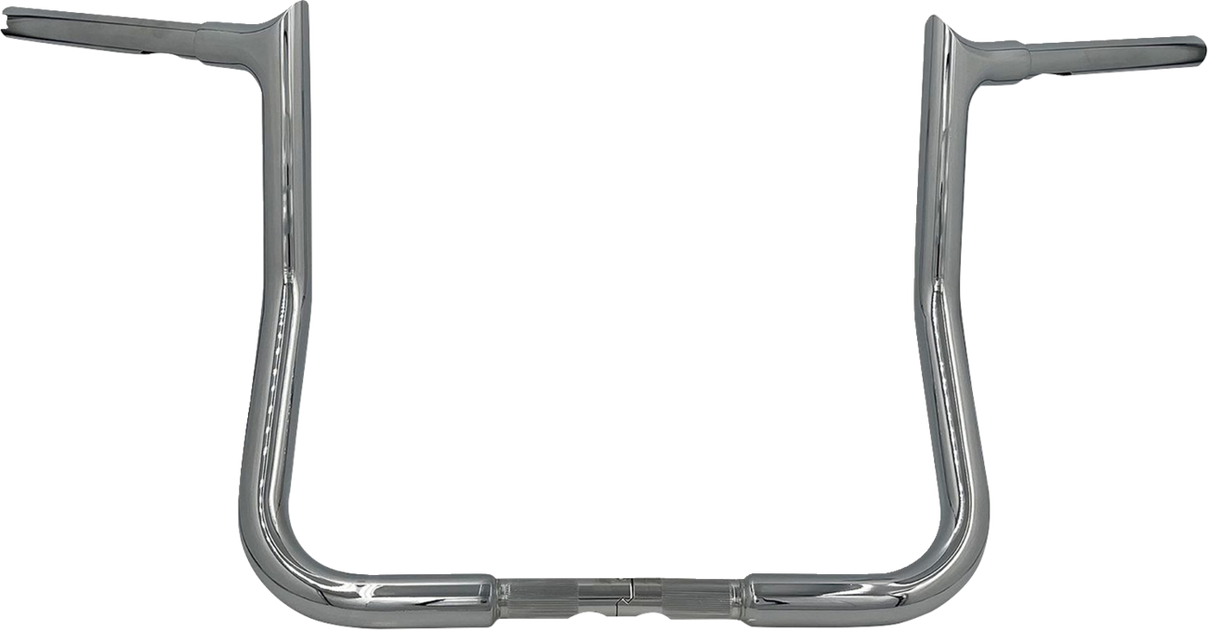 FAT BAGGERS INC. 1-1/4" EZ Install Pointed Top Handlebar - Reduced Reach - 13" - Chrome
