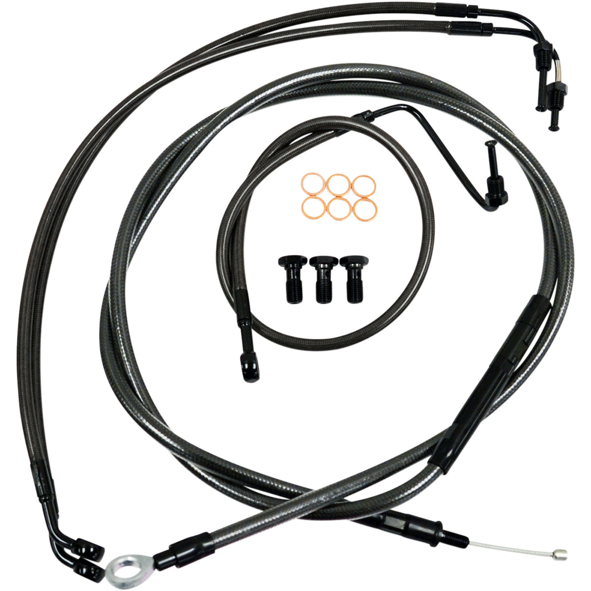 La Choppers Standard Brake Line - LA-8010KT-13M For Harley Touring 2008-2013