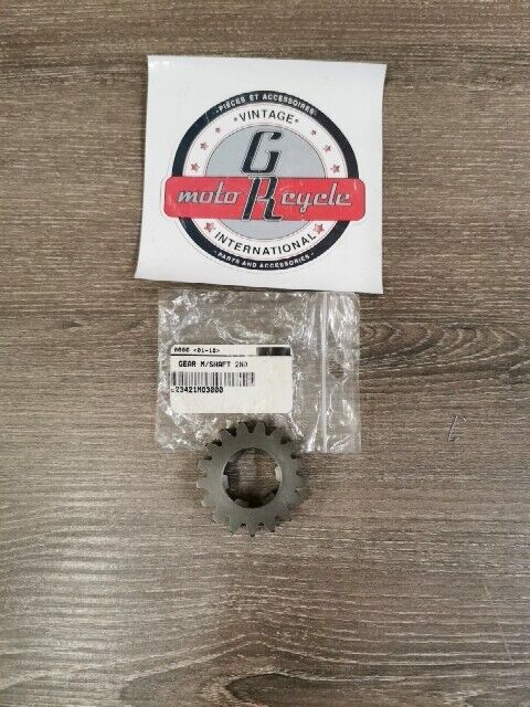 NOS HONDA XL600R XL600L XR500R GEAR MAINSHAFT SECOND 17T 23421-MG3-000 H112