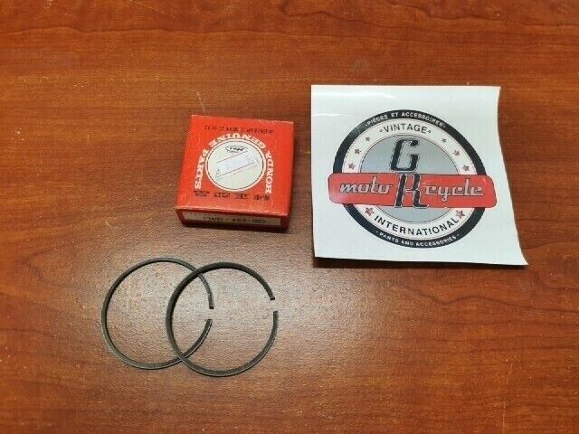 NOS HONDA 1976 1977 1978 CR125M PISTON RING SET (OS 0.25) 13021-400-003 H75