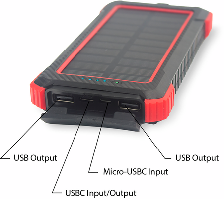 RidePower Portable Wireless Power Bank - 10,000mAh 15W