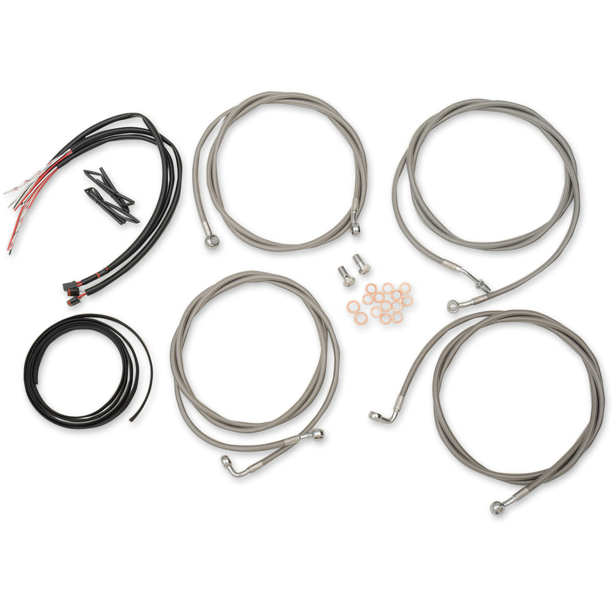 La Choppers Complete Cable Kit - LA-8054KT2-16 For Harley Touring 2017-2020