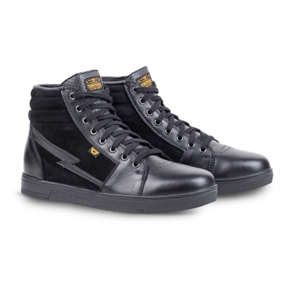Cortech The Slayer Men's Casual Street-Styled Leather/Suede Hi-Top Riding Shoes
