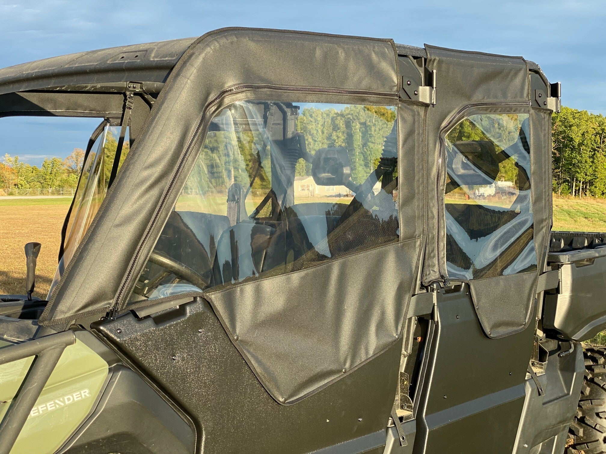 Seizmik Soft Upper Doors with Zipper Can-Am Defender Max | 51-20986