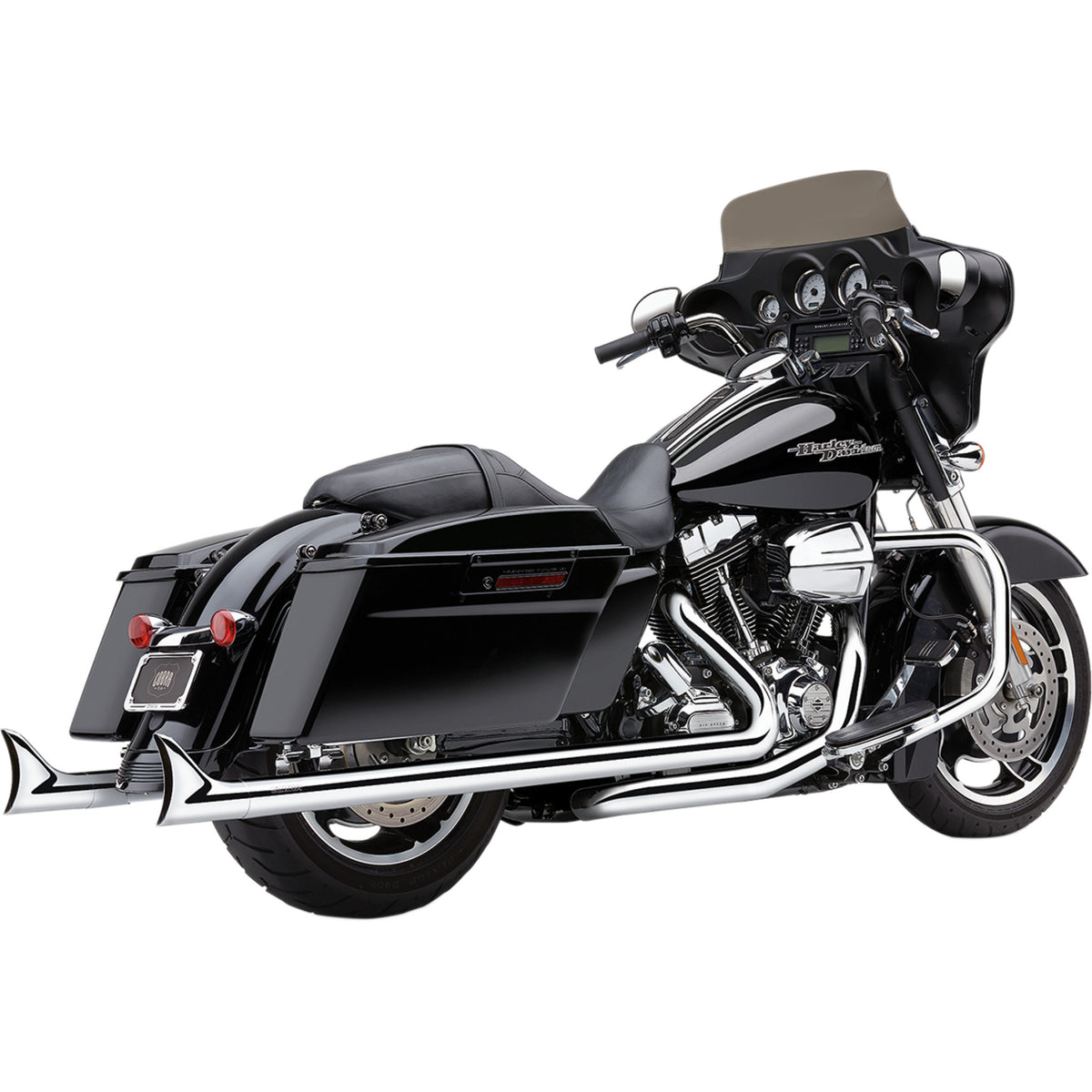 Cobra Speedster 2-Into-2 Exhaust System - 6974 For Harley Touring 2010-2016