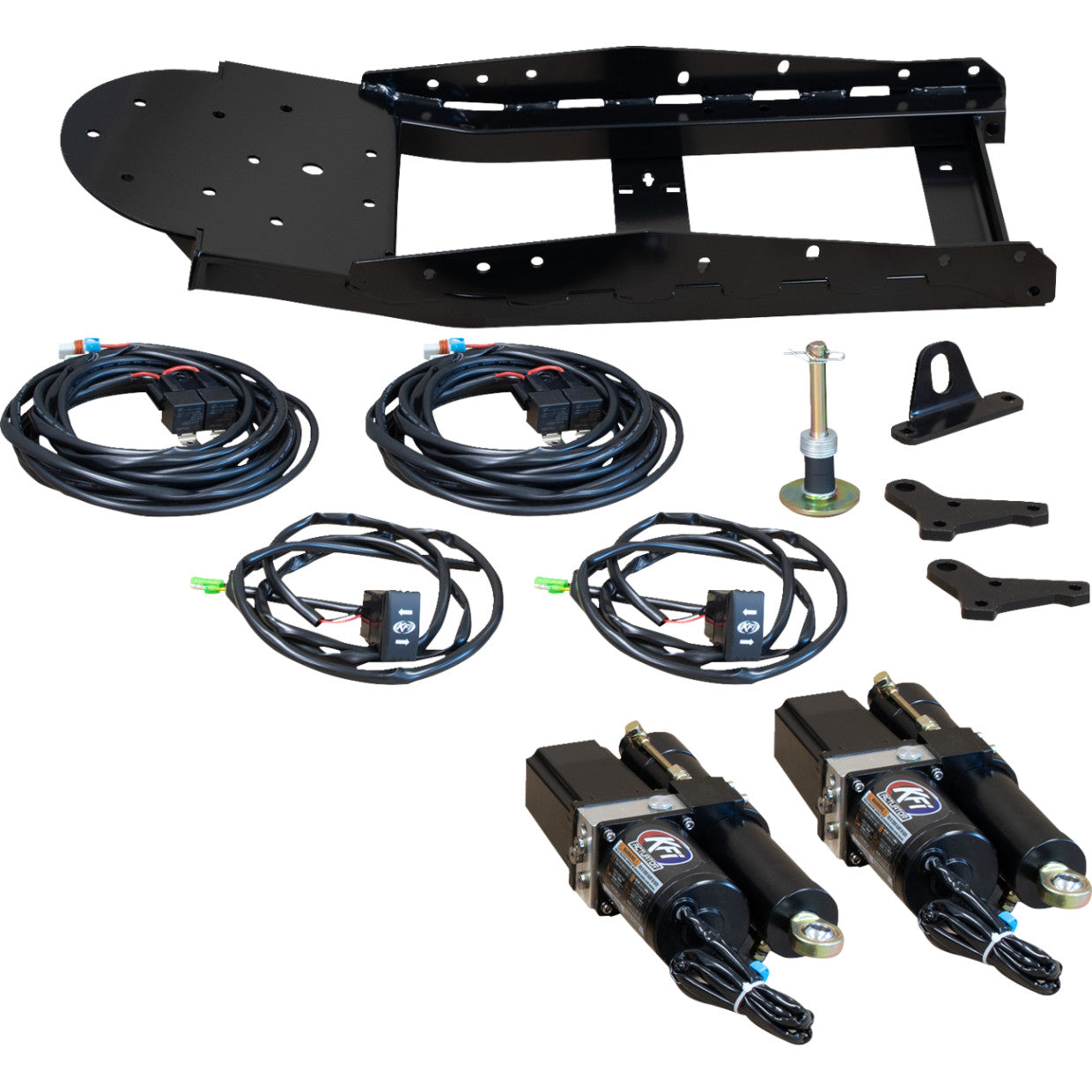 KFI Pro-V Plow System - Hydraulic Actuators & Dash Rocker Switch Control Kit |106180-AP
