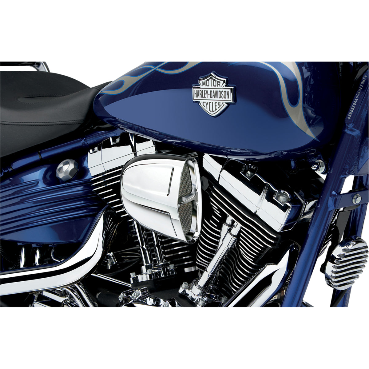 Cobra Powrflo Venturi Air Intake - 606-0102-SB For Harley Motorcycles 1999-2017