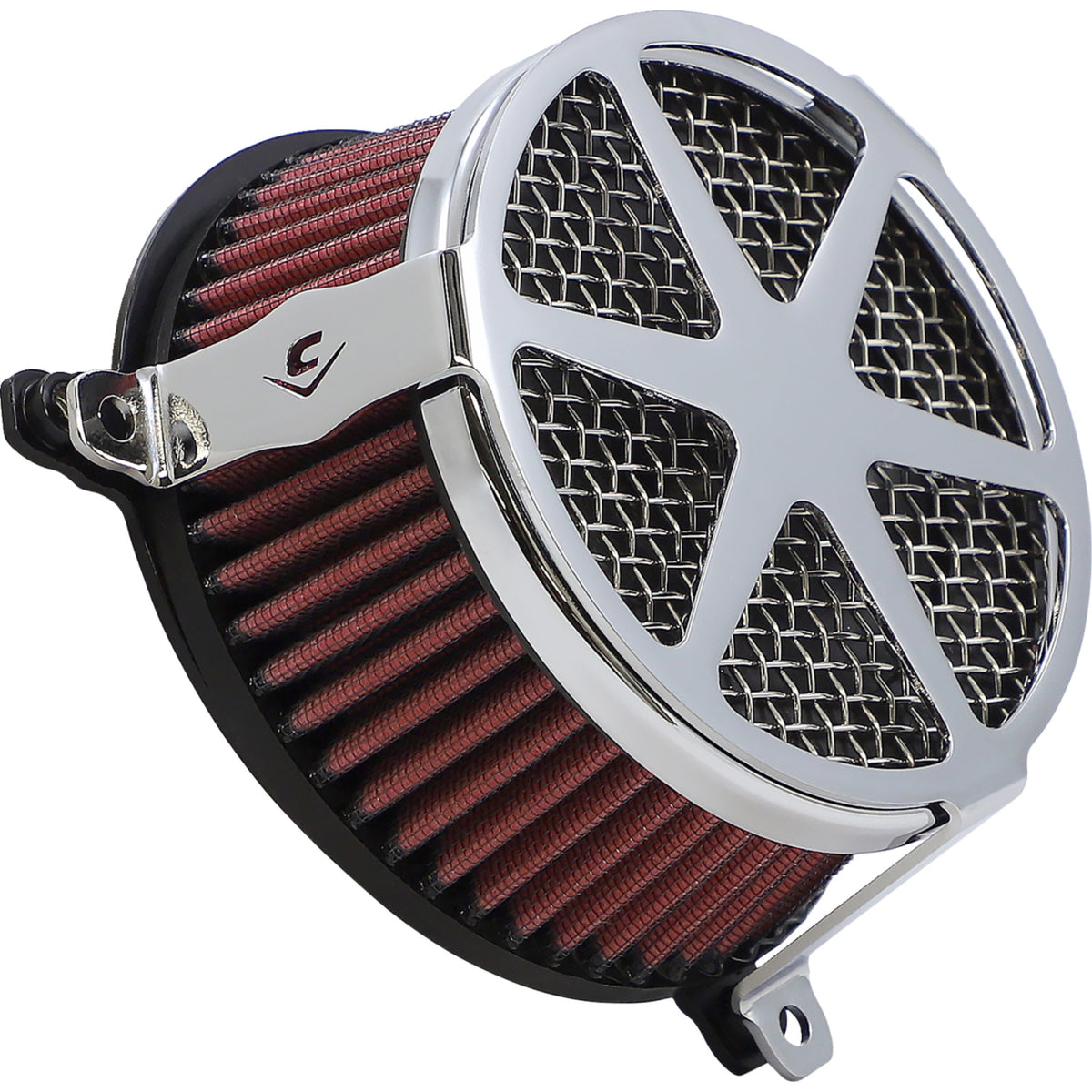 Cobra Spoke Air Cleaner - 606-0100-04-SB For Harley Motorcycles 2008-2017