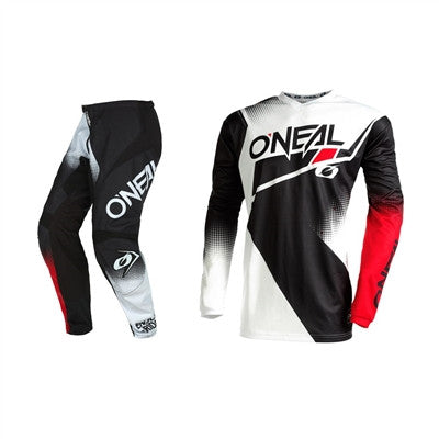 O'NEAL 2022 Element Racewear Black/White/Red Jersey Pant Combo