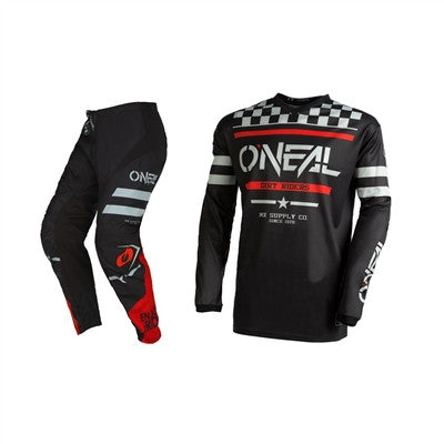 Oneal 2022 Youth Element Squadron Black/Grey Jersey Pant Combo