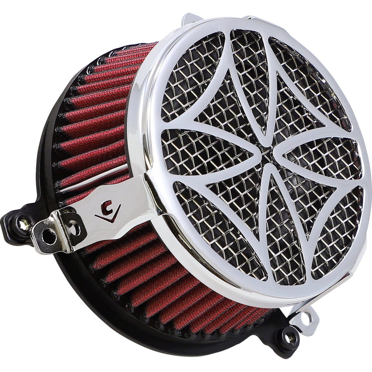 Cobra Cross Air Cleaner - 606-0102-02-SB For Harley Motorcycles 1999-2017