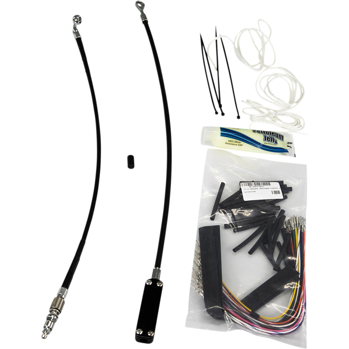 Fat Baggers Inc. Cable Kit - 109116-B For Harley Touring 2008-2013