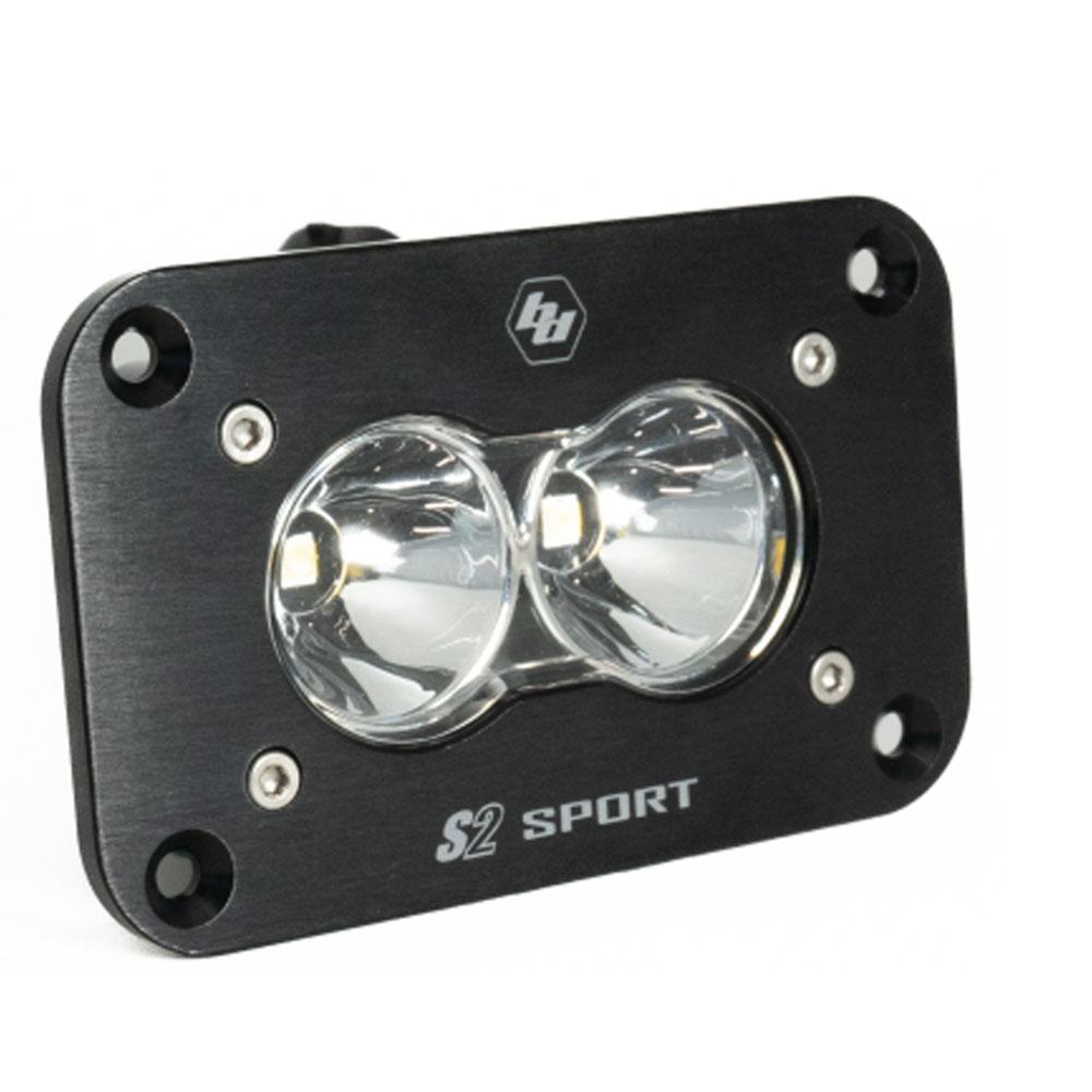 Baja Designs S2 Sport Black Flush Mount LED Auxiliary Light Pod