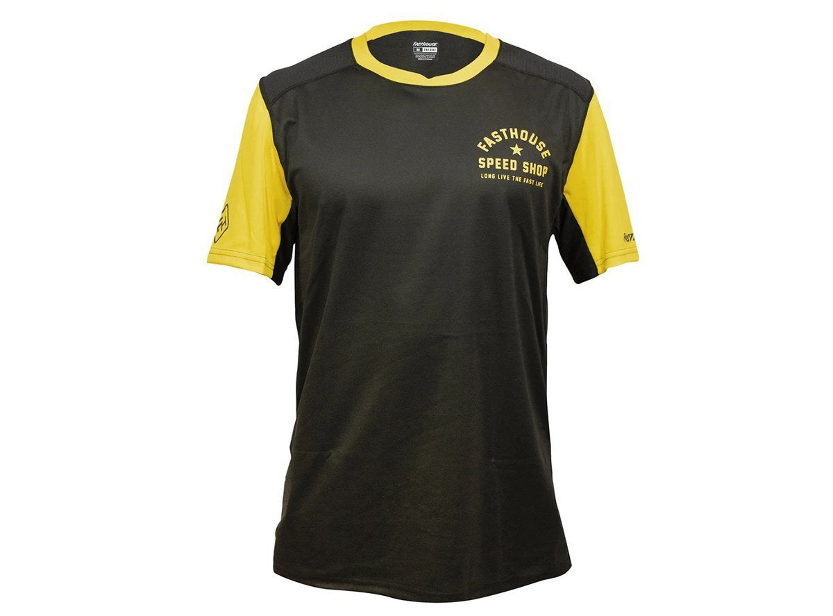 Fasthouse Alloy Star Short Sleeve Jersey - Youth - Black-Gold