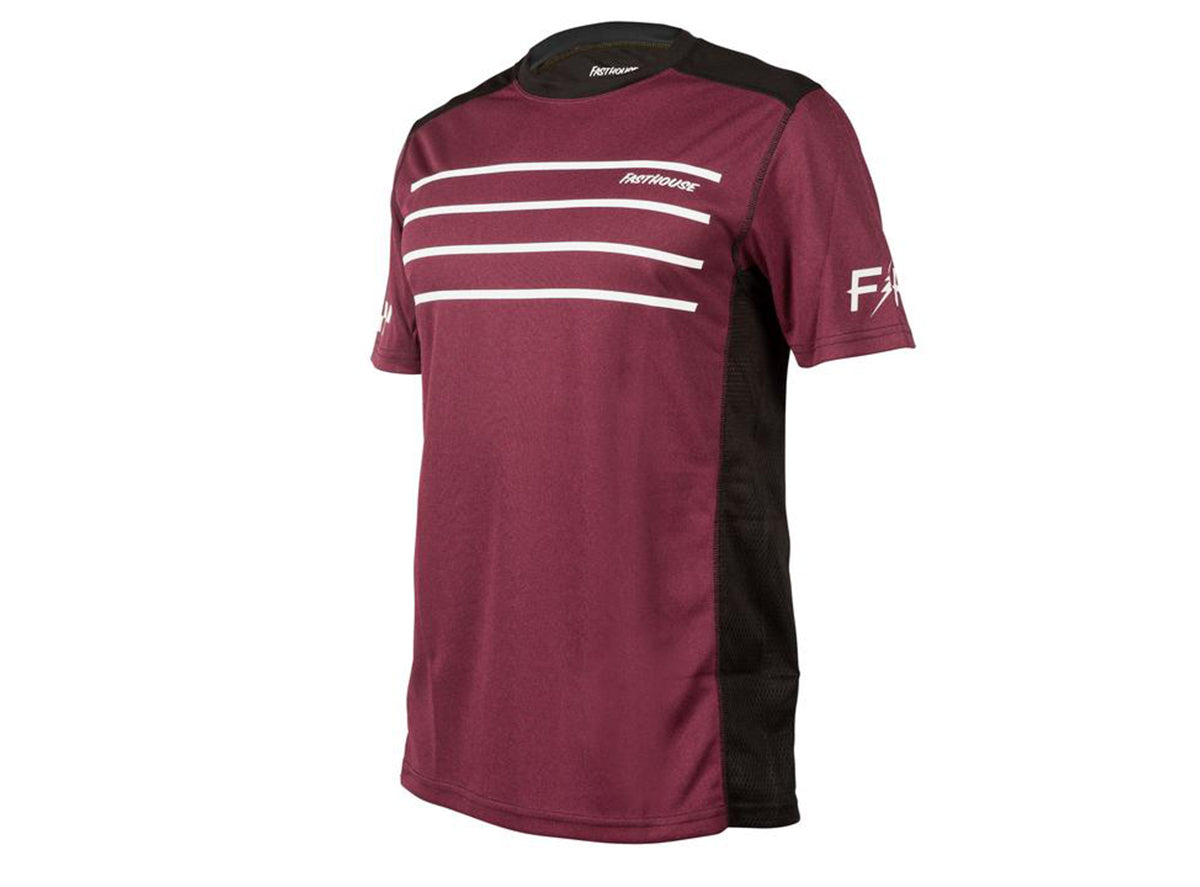 Fasthouse Classic Cartel Short Sleeve MTB Jersey - Heather Maroon