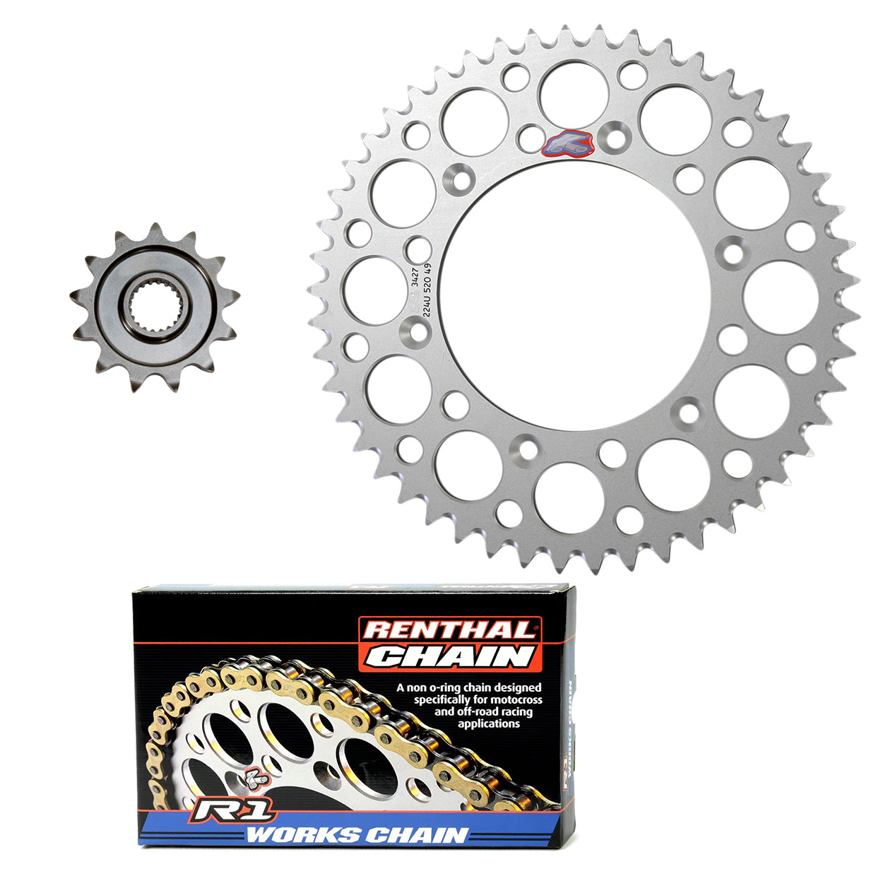 Renthal Ultralight Front & Rear Sprocket & R1 or R3 Chain &Kit Kawasaki KLX450R KX450 KX450F KX450X