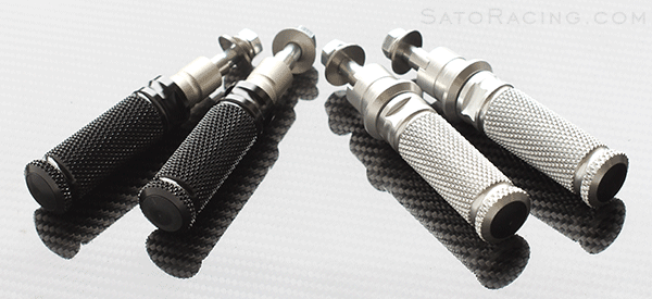 Honda CBR929RR / VFR750 / RC30 / CB1000SF / CBR250 / 400 / 900RR / NSR250 / RVF400 Foot Pegs by Sato Racing