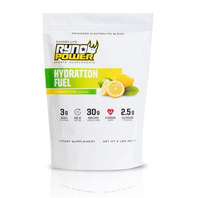 Ryno Power Hydration Fuel Lemon-Lime Electrolyte Drink Mix 2lbs