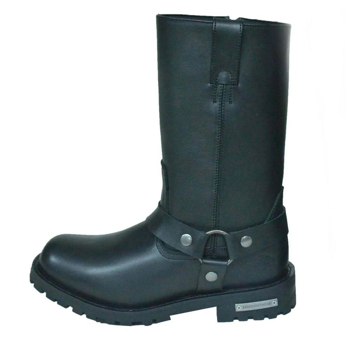 Harness - Mens Motorcycle Biker Leather Boots
