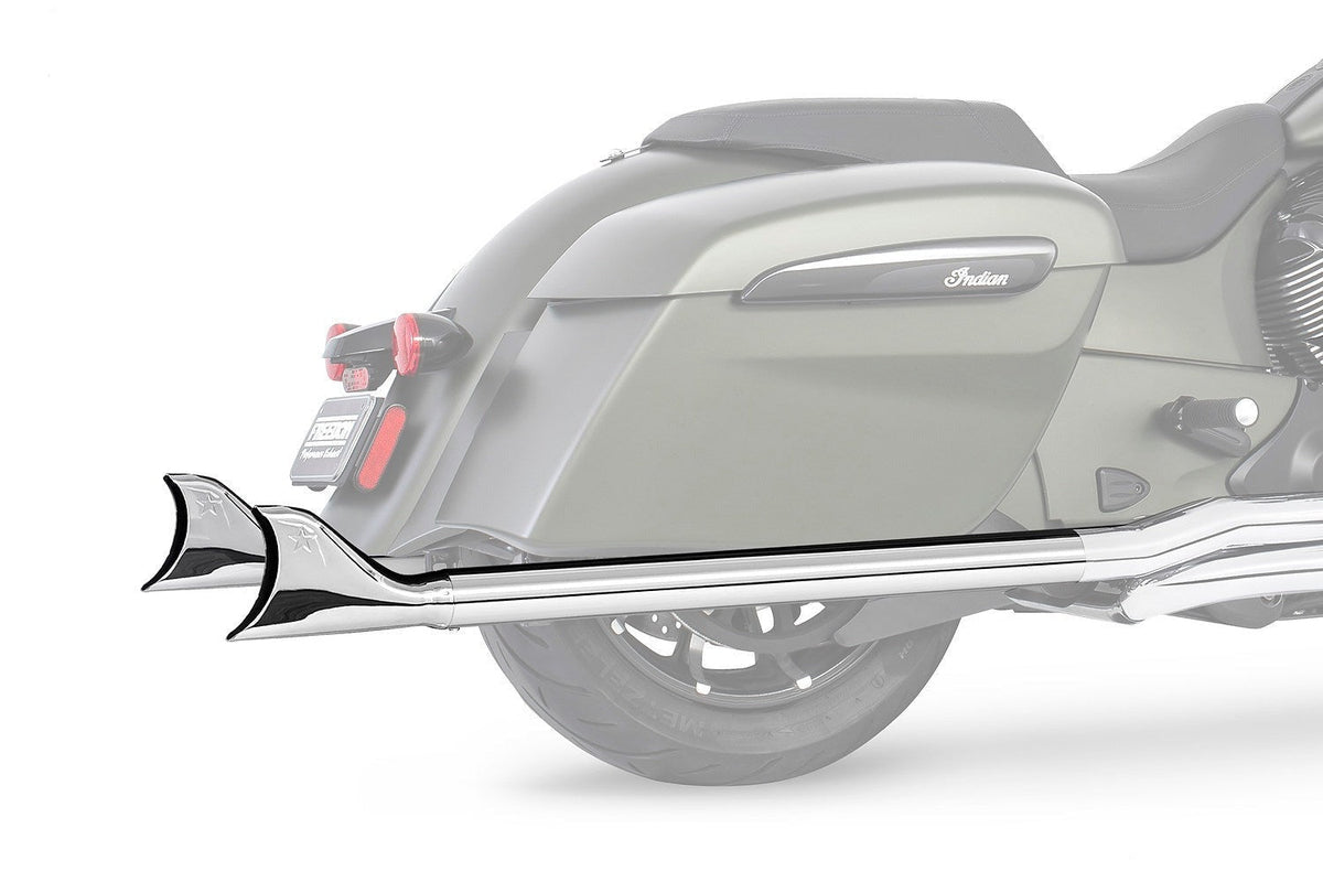 INDIAN CHIEFTAIN / ROADMASTER / SPRINGFIELD 2.5" SHARKTAIL SLIP-ONSto Fit FREEDOM HEADERS Only