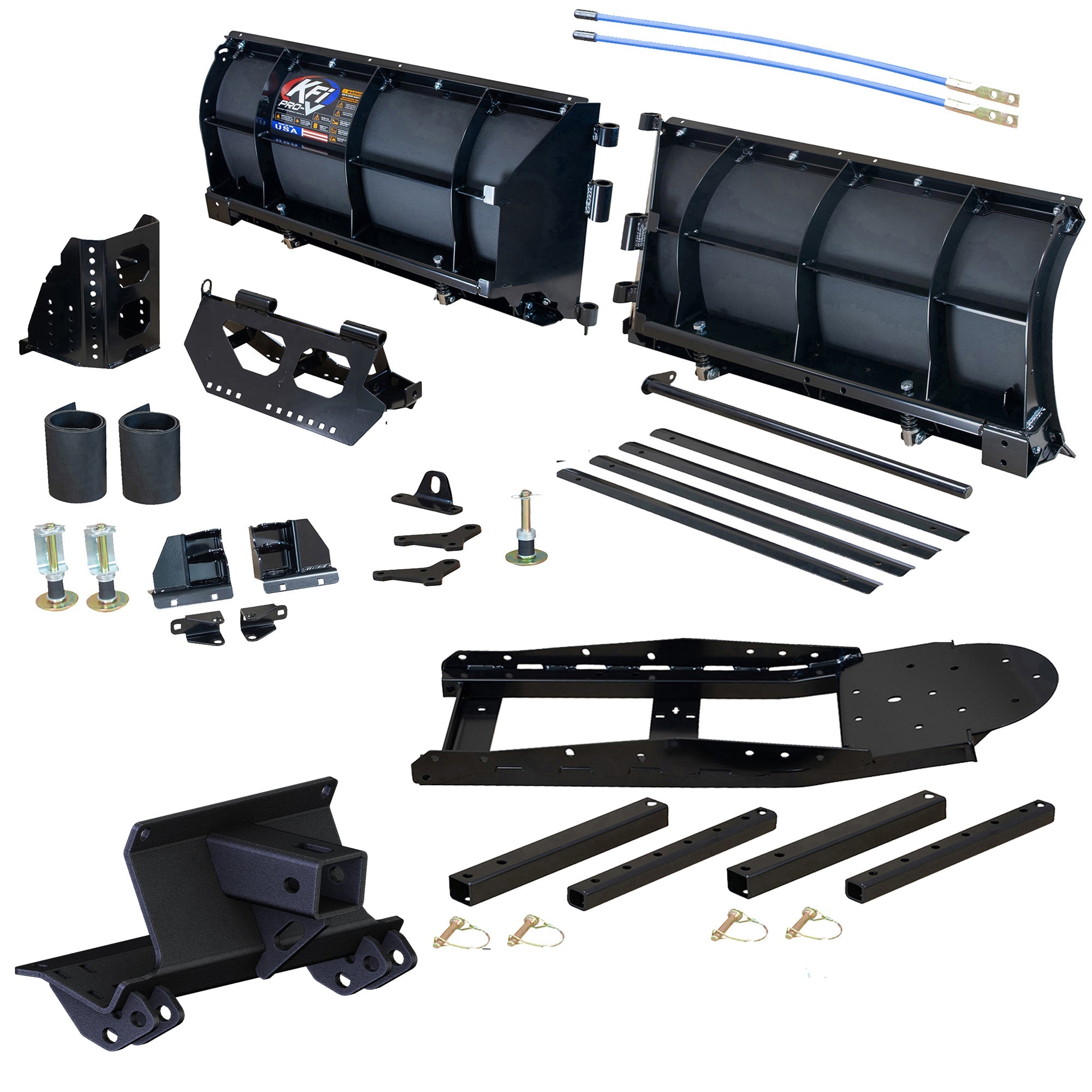 KFI 80" Pro-V Snowplow Kit Polaris Ranger XP 1000 High Lifter, Waterfowl, Big Game Edition