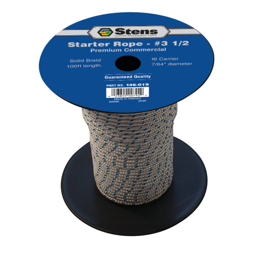 100' Solid Braid Starter Rope / #3 1/2 Solid Braid