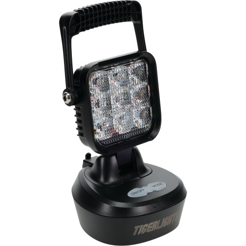 Rechargeable LED Magnetic Work Light & Flashing Amber