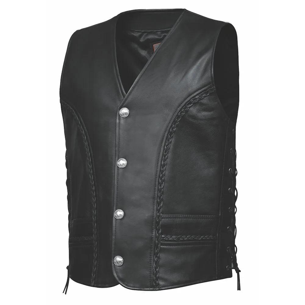 Wrangler - Mens Ultra Leather Vest
